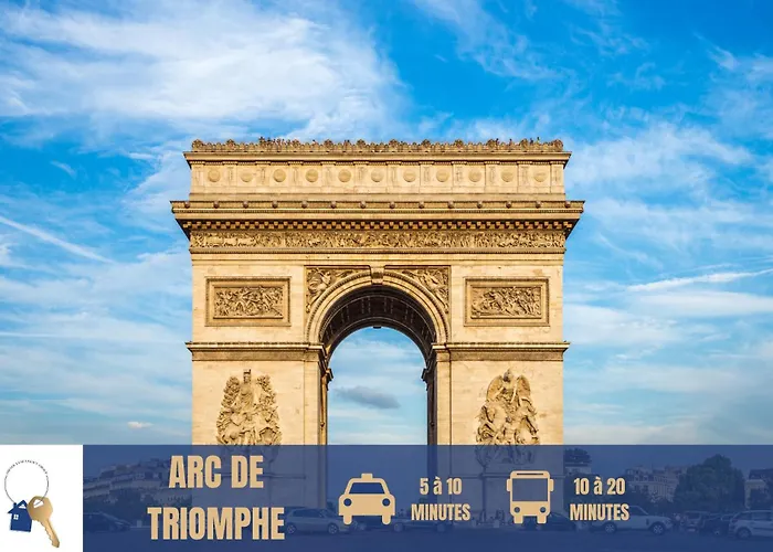Lit Double Et Salon Avec Canape-lit A 10 Minutes Des Champs Elysees *