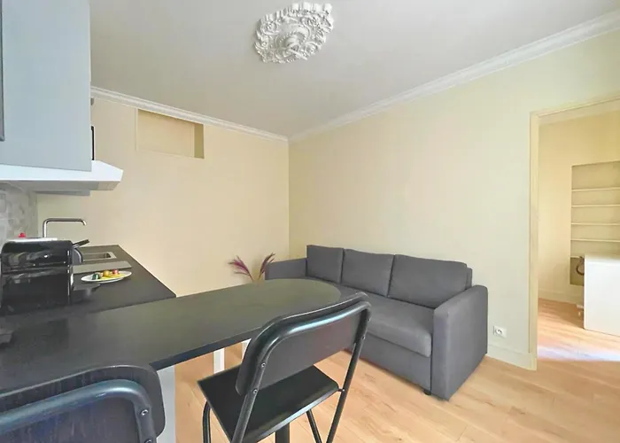 Lit Double Et Salon Avec Canape-lit A 10 Minutes Des Champs Elysees Privat bolig Paris